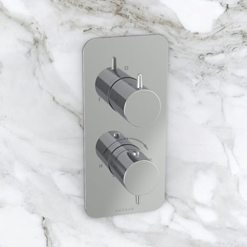 Saneux Eden Thermostatic Shower Valve Kit with Stick Handle - 215 x 100mm - ED019