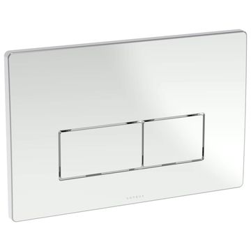 Saneux Flushe 2.0 Flush Plate with Dual Buttons - Stainless Steel - 247 x 160mm