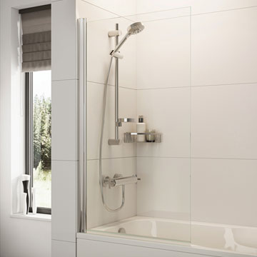 Roman Haven6 Power Shower Standard Pivoting Bath Screen - H2D3CS