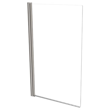 Roman Haven6 Polished Chrome Power Shower Standard Pivoting Bath Screen 820 x 1362mm