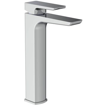 Saneux Fuji Tall Basin Mixer Tap with Clicker Waste - FU004.MB