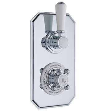 Hudson Reed Topaz Recessed Traditional Thermostatic Shower Valve - 2 Controls