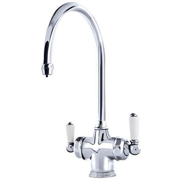 Perrin & Rowe Polaris Traditional 3-in-1 Chrome Boiling Water Tap - Anti-Scald Lock