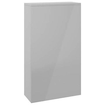 Crosswater Kai Contemporary Gloss Grey Back-To-Wall Toilet Unit - 545 x 920mm