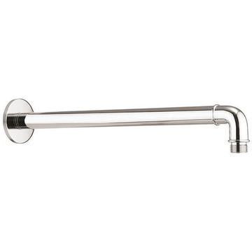 Crosswater MPRO Industrial Chrome Shower Arm - Wall Mounted - 330mm Projection