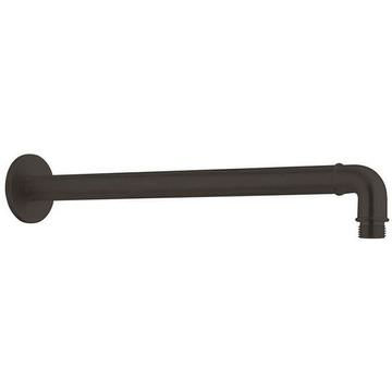 Crosswater MPRO Industrial Carbon Black Shower Arm - Wall Mounted - 330mm Projection