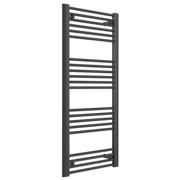 Reina Divale Straight Anthracite Ladder Heated Towel Rail - Aluminium