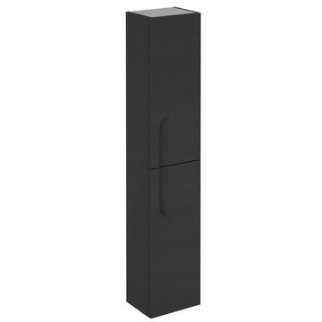 Royo Vitale Wall Hung Urban Grey Tall Boy Cabinet 300 x 1500mm - Two Door