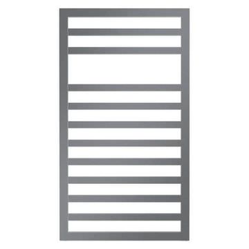 Zehnder Quaro Spa Rectangular Straight Chrome Towel Rail - Steel