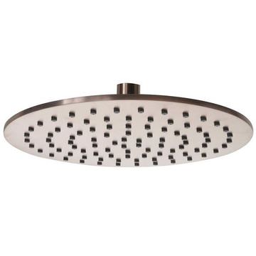 QS Basics VOX Round Fixed Brushed Bronze Shower Head - Single Spray Mode