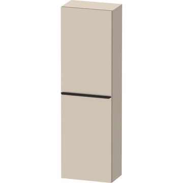 Duravit D-Neo Wall Hung Taupe Semi-Tall Cabinet with Handle 400 x 1320mm