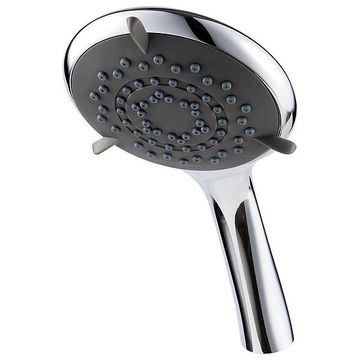 Triton 8000 Care Chrome Shower Handset with Rub Clean Nozzles - Five Spray Modes