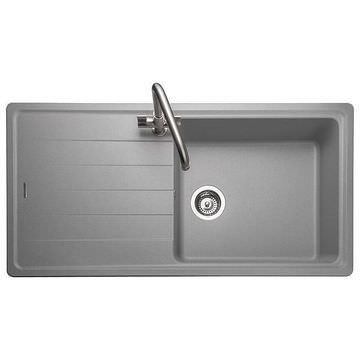 Rangemaster Elements Igneous Granite Dove Grey Finish Kitchen Sink 1000 x 500mm - One Bowl
