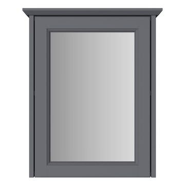 Heritage Caversham Wall Hung Graphite Traditional Mirror Cabinet 595mm High