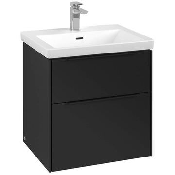 Villeroy and Boch Subway 3.0 Volcano Black Wall Hung Vanity Unit - 572 x 576mm