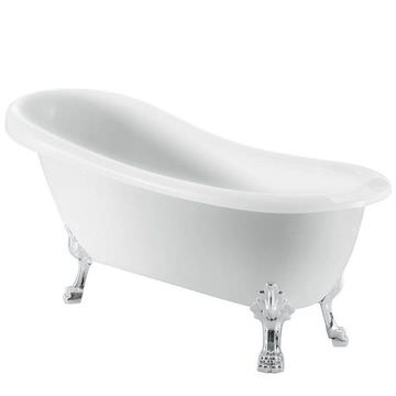Trojan Eaton 1710 x 740mm Freestanding Twin Skin Slipper Bath With Lion Feet - B002335