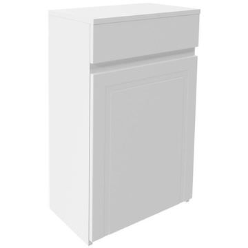 Joseph Miles Classica Back To Wall Traditional Chalk White WC Cabinet - 500 x 818mm