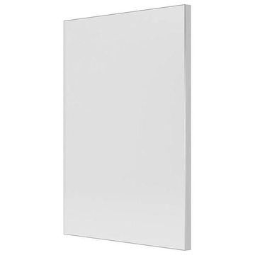 Origins Living Tate Rectangular Mirror - Polished Chrome Aluminium Frame