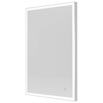 Origins Living Tate Rectangular LED Borderlit Mirror with Demister Pad - Polished Chrome Frame