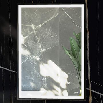 Rak Picture Soft Square LED Illuminated Mirror Black