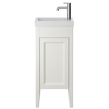 Heritage Caversham Floorstanding Traditional Chantilly Cloakroom Vanity Unit - One Door