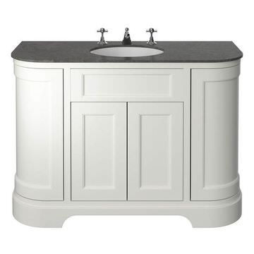 Heritage Wilton Floorstanding Traditional Curved Chantilly Vanity Unit - 1200 x 837mm