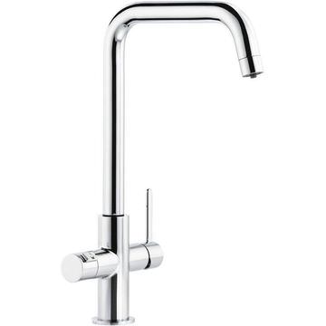 Abode Prothia 3-in-1 Instant Hot Water Chrome Kitchen Mixer Tap - Swivel Spout