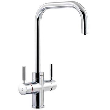 Abode Prostyle Instant Hot Water 4-in-1 Chrome Kitchen Tap - 360 Swivel Spout