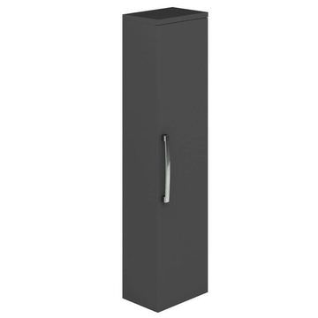 Essential Nevada Floorstanding Light Grey Tall Boy Unit with Handle - Reversible Door