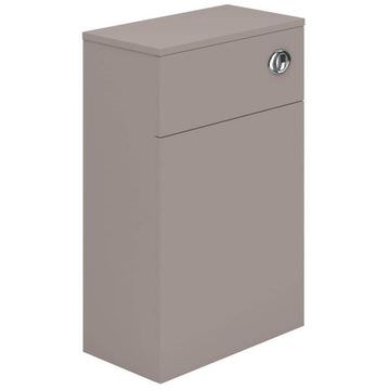 Essential Nevada Contemporary Cashmere Back-To-Wall Toilet Unit - 500 x 800mm