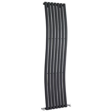 Hudson Reed Revive Vertical Wave Designer Radiator 413 x 1785mm - Steel - Ex-Display