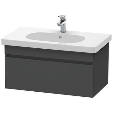 Duravit DuraStyle Graphite Matt Wall Hung Vanity Unit - 1 Drawer - 800 x 398mm - Ex-Display