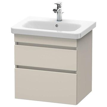 Duravit DuraStyle Wall Hung Taupe Vanity Unit - Handle-Less - Two Drawer