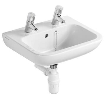 Armitage Shanks Contour-21 Portman Washbasin with 2 Tapholes - 500 x 420mm