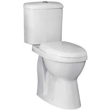 Nuie Doc M Packs Close Coupled Comfort Height Pan And Cistern Set White