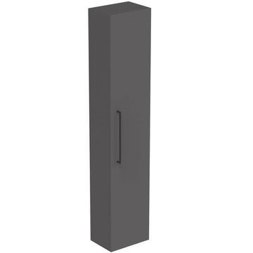 Saneux Austen Matte Iron Grey Tall Bathroom Storage Cabinet 300 x 1500mm - Reversible Door