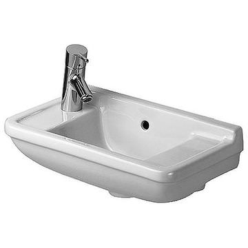 Duravit Starck 3 500 x 260mm White Handrinse Basin With Overflow