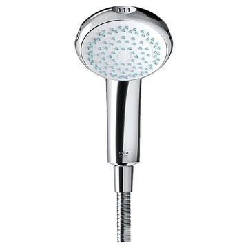 Mira Logic Round Chrome Shower Handset - Four Spray Pattern