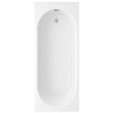 Trojan Cascade 1800 x 800mm Single Ended Encapsulated Baseboard Bath White