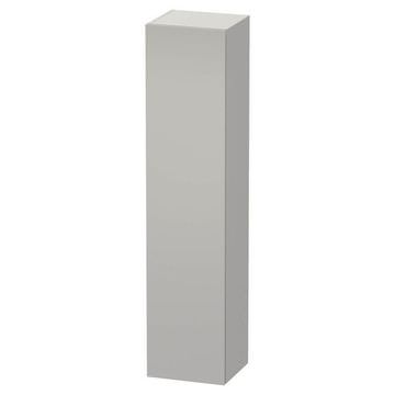 Duravit L-Cube Floorstanding Concrete Grey Matt Tall Storage Cabinet with Glass Shelves