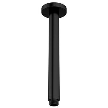 Crosswater MPRO Matt Black Shower Arm - Ceiling Mounted - 252mm High