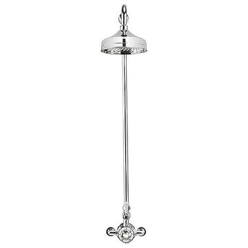 Crosswater Belgravia Traditional Thermostatic Rigid Riser Set Chrome