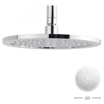 Crosswater Dial Fixed Shower Head Chrome