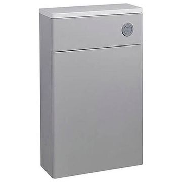 Tavistock Compass Gloss Light Grey Back To Wall Toilet Furniture Unit with Worktop