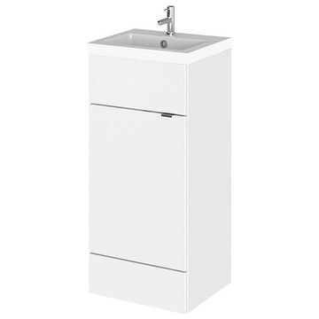 Hudson Reed Fusion 405 x 360mm Full Depth Floor-Standing Vanity Unit And Basin - CBI123