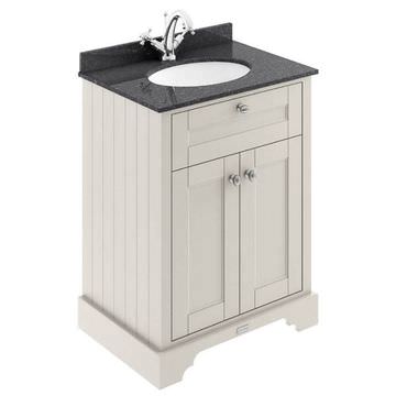 Hudson Reed Old London Timeless Sand Undercounter Vanity Unit with Basin and Worktop