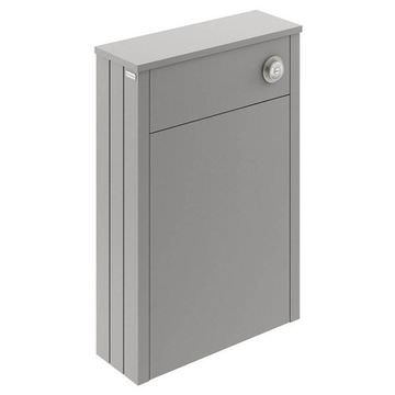 Hudson Reed Old-London Back-To-Wall Traditional Storm Grey WC Unit - 560 x 828mm