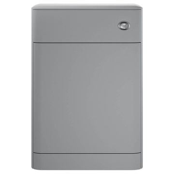 Hudson Reed Sarenna Back-To-Wall Curved Dove Grey WC Unit - 552 x 800mm