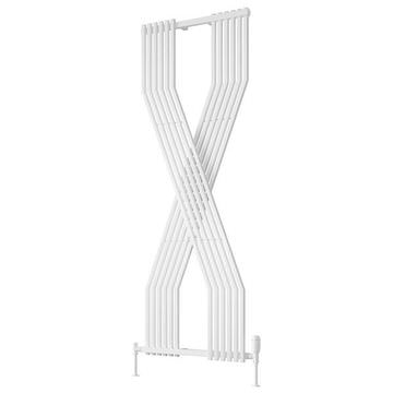 Reina Coredo Vertical Twisted White Designer Radiator 620 x 1760mm - Mild Steel