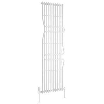 Reina Aletta Vertical White Designer Radiator with Integrated Rail Loop 500 x 1800mm